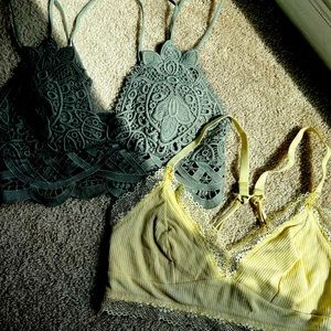 GREEN & YELLOW BRALETTE 2 PACK